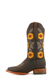 Sunflower Square Toe Cowgirl Boot FINAL SALE