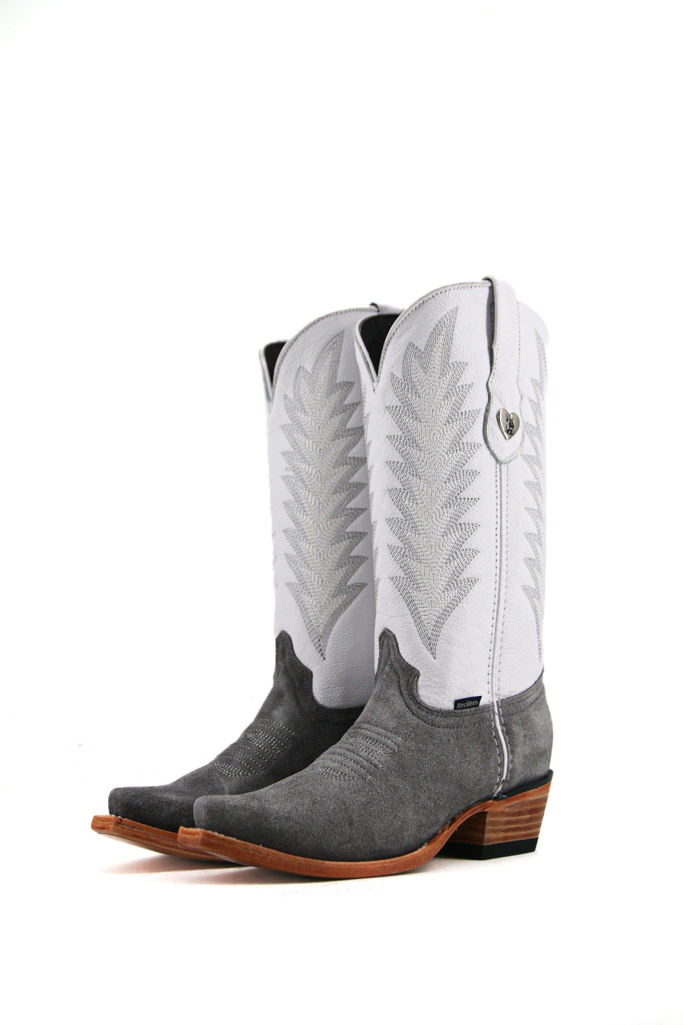 Sierra Roughout Snip Toe Cowgirl Boot