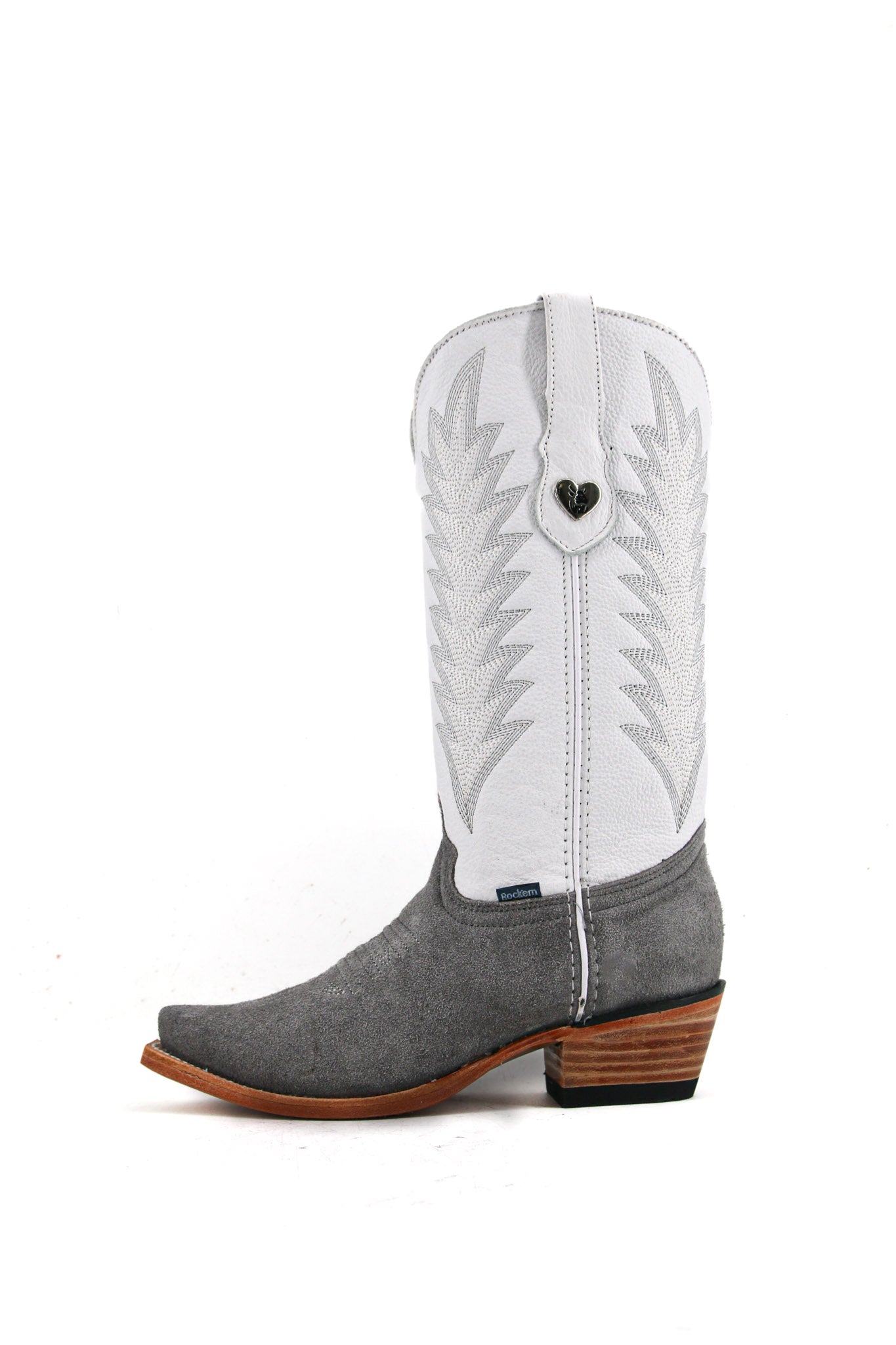 Sierra Roughout Snip Toe Cowgirl Boot