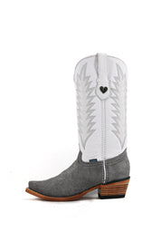 Sierra Roughout Snip Toe Cowgirl Boot