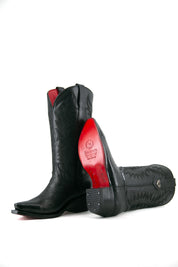 Ruby Red Sole Snip Toe Cowgirl Boot