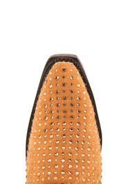 Vegas Sparkles Rhinestone Fringe Tall Snip Toe Cowgirl Boot FINAL SALE