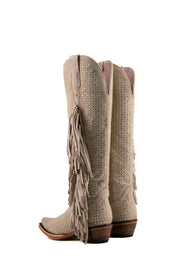 Vegas Sparkles Rhinestone Fringe Tall Snip Toe Cowgirl Boot FINAL SALE