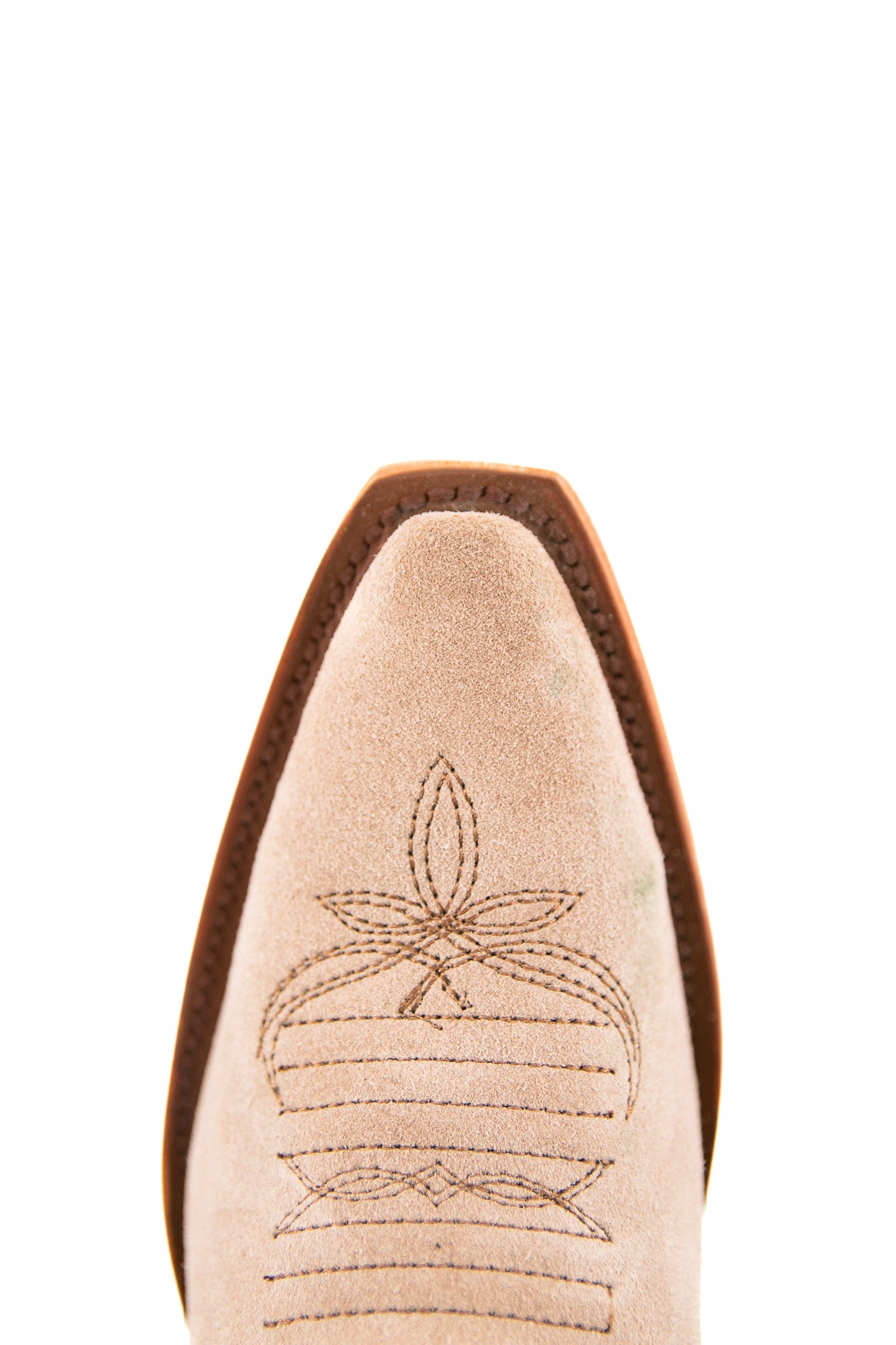 Maite Gamuza Tall Fringe Snip Toe Cowgirl Boot FINAL SALE