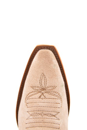 Maite Gamuza Tall Fringe Snip Toe Cowgirl Boot FINAL SALE