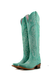 Julieta Knee High Tall Snip Toe Cowgirl Boot