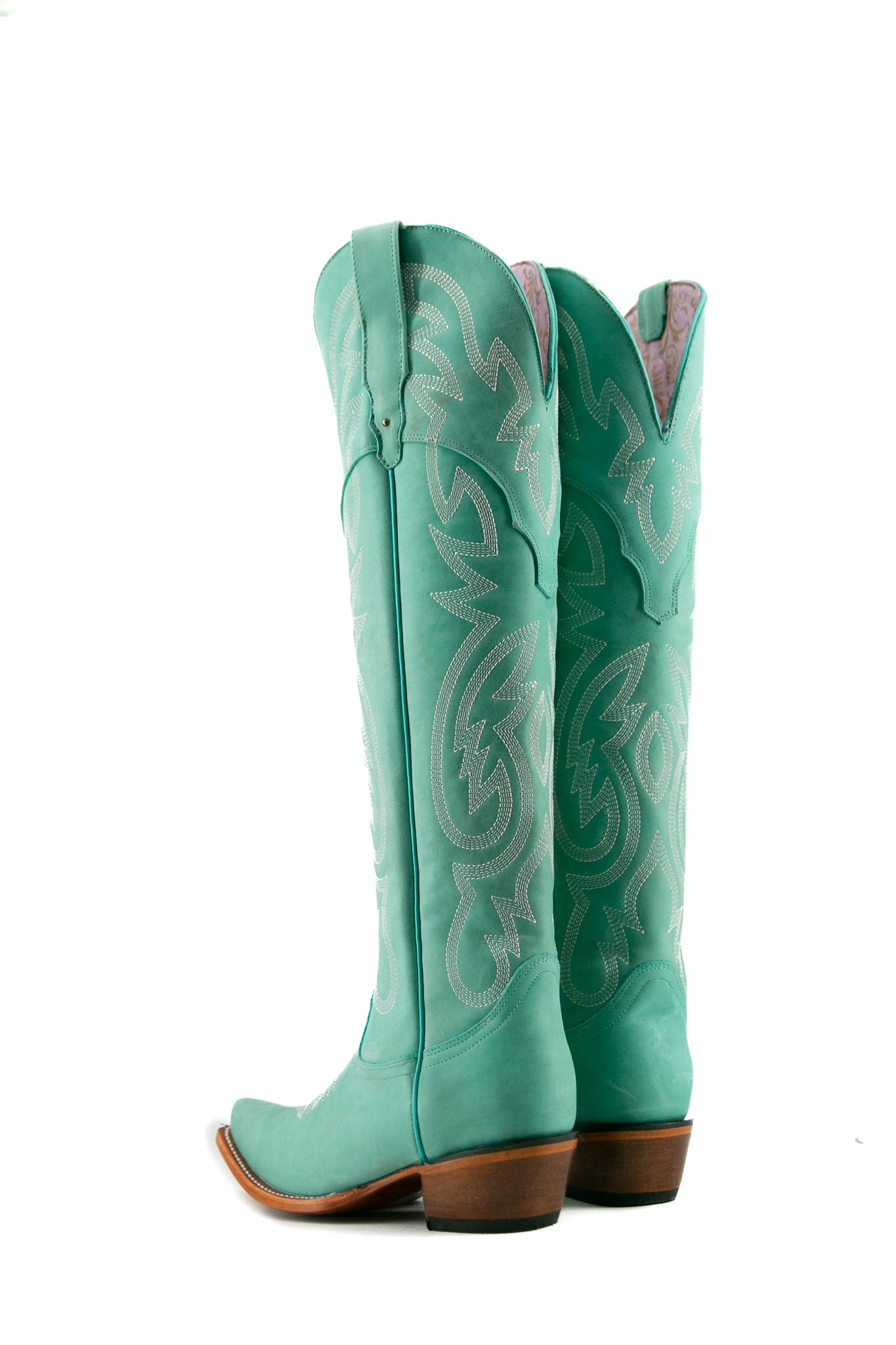 Julieta Knee High Tall Snip Toe Cowgirl Boot