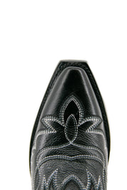 Maggie Knee High Red Bottom Wide Calf Snip Toe Cowgirl Boot