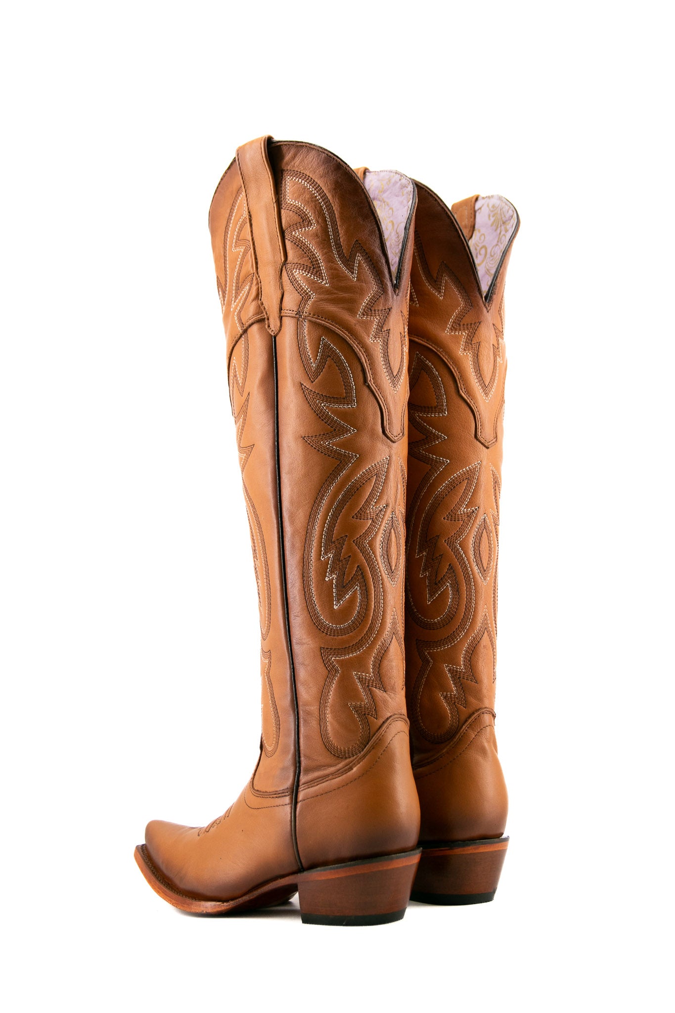 Julieta Knee High Tall Snip Toe Cowgirl Boot