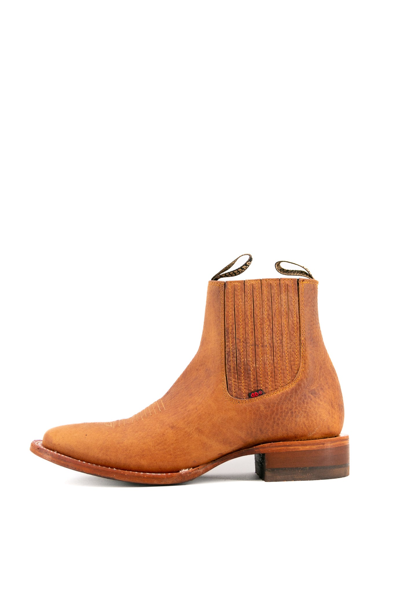 Bessero Leather Rhino Square Toe Men's Ankle Boot FINAL SALE