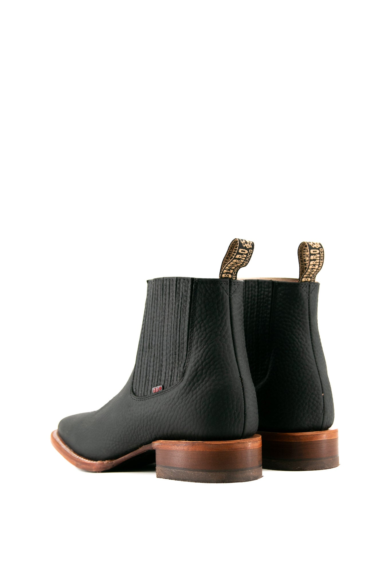 Bessero Leather Rhino Square Toe Men's Ankle Boot FINAL SALE