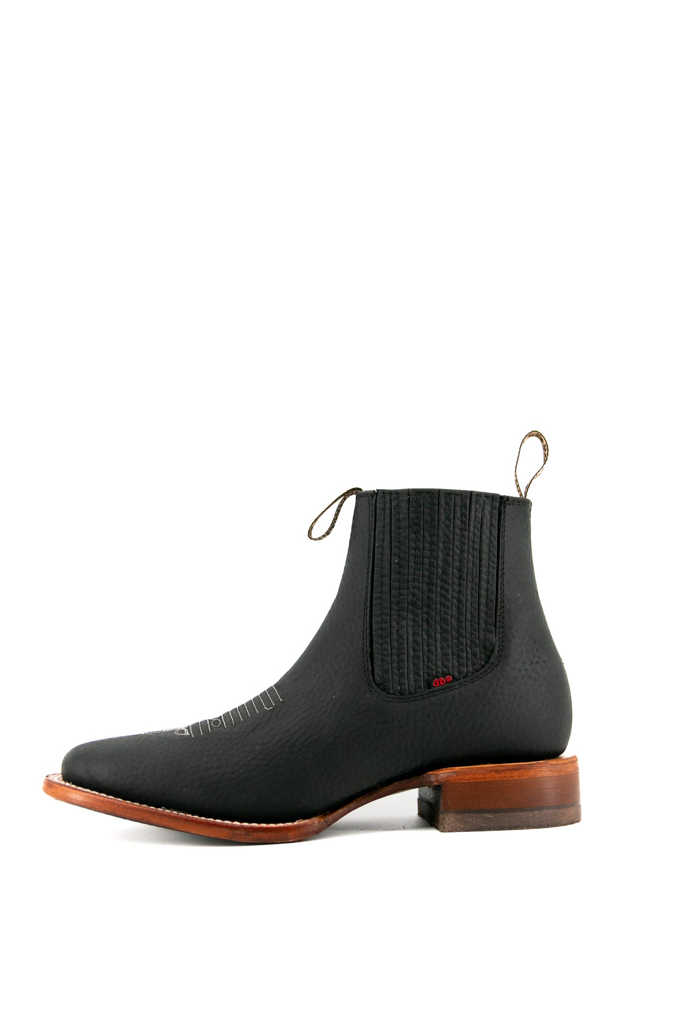 Bessero Leather Rhino Square Toe Men's Ankle Boot FINAL SALE