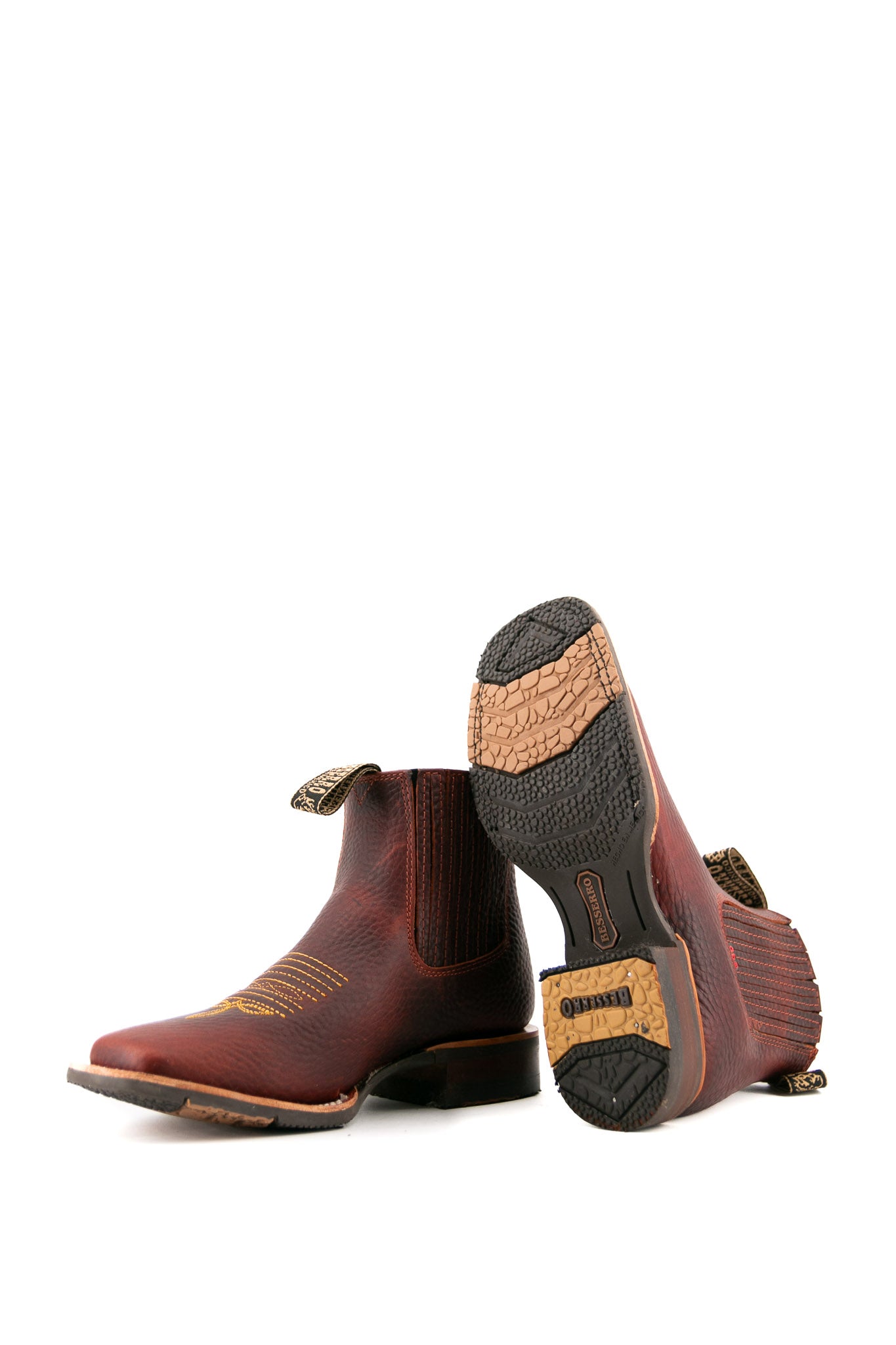 Bessero Rubber Rhino Men Square Toe Ankle Boot FINAL SALE