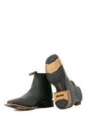 Bessero Rubber Rhino Men Square Toe Ankle Boot FINAL SALE