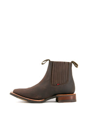 Bessero Rubber Rhino Men Square Toe Ankle Boot FINAL SALE