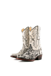 Little Katherine Cowhide Retro Cowgirl Boot