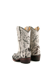 Little Katherine Cowhide Retro Cowgirl Boot