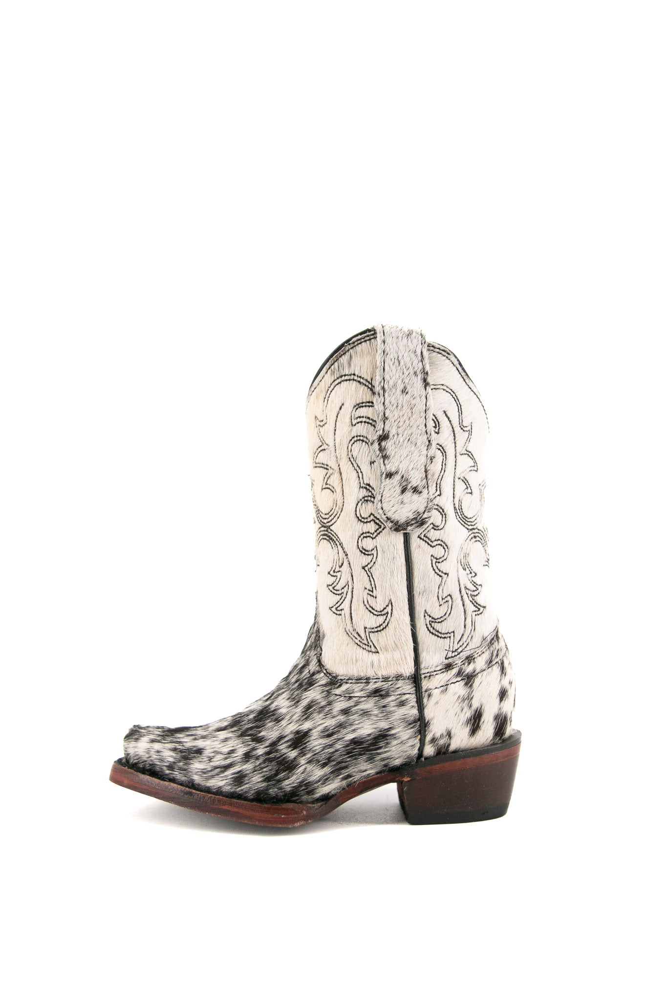Little Katherine Cowhide Retro Cowgirl Boot