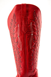 Paulina Tall Wide Calf Friendly Snip Toe Cowgirl Boot FINAL SALE