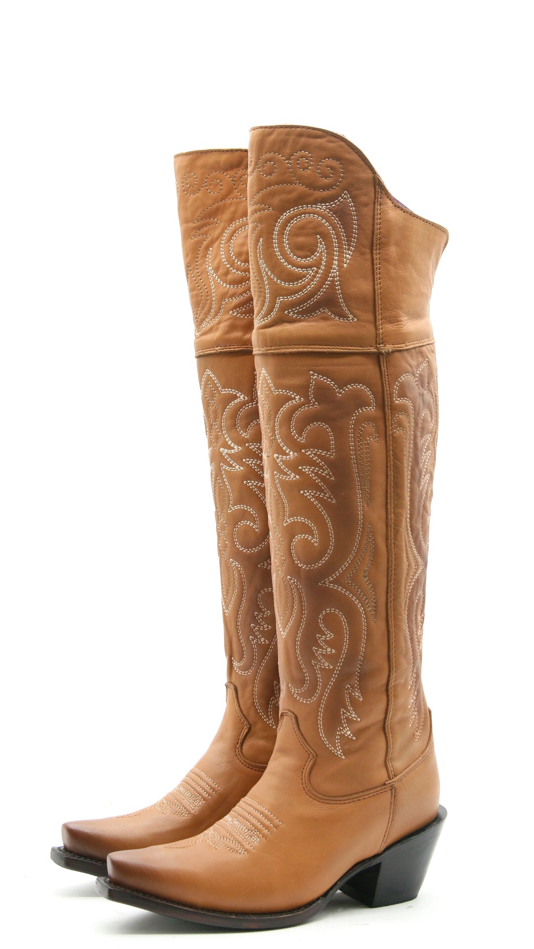 Amour Knee High Snip Toe Cowgirl Boot