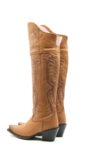 Amour Knee High Snip Toe Cowgirl Boot