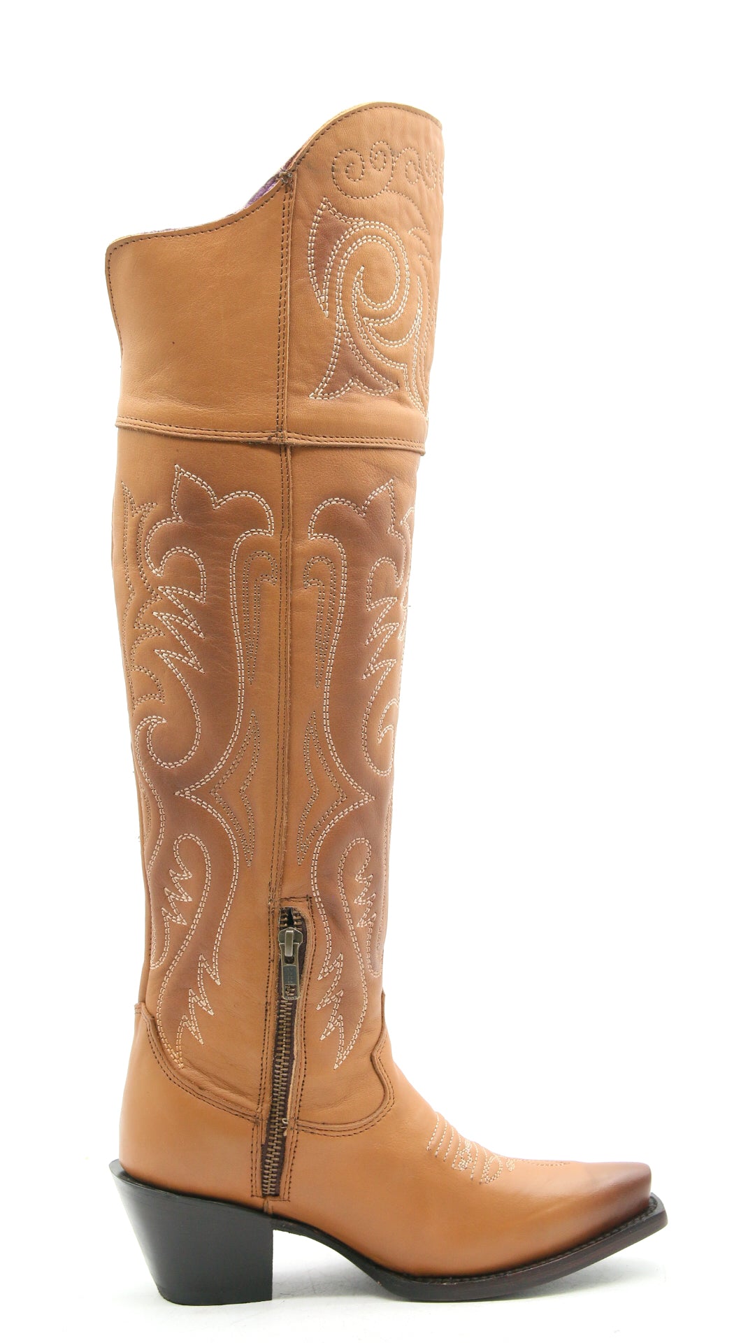 Amour Knee High Snip Toe Cowgirl Boot