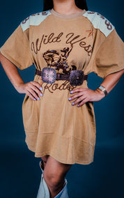 Wild Ride Western T-shirt Dress