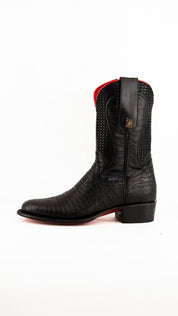 Montana Lizard  Red Bottom Round Toe Cowboy Boot