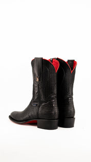 Montana Lizard  Red Bottom Round Toe Cowboy Boot