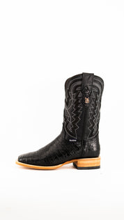 Jameson Belly Caiman Square Toe Cowboy Boot FINAL SALE