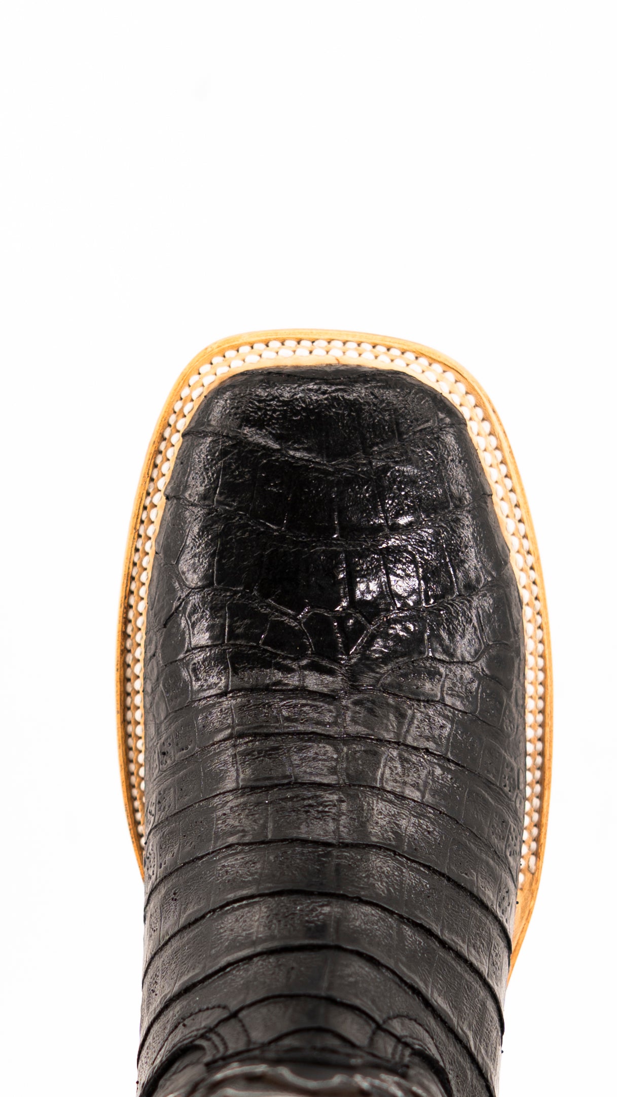 Jameson Belly Caiman Square Toe Cowboy Boot FINAL SALE