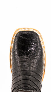 Jameson Belly Caiman Square Toe Cowboy Boot FINAL SALE