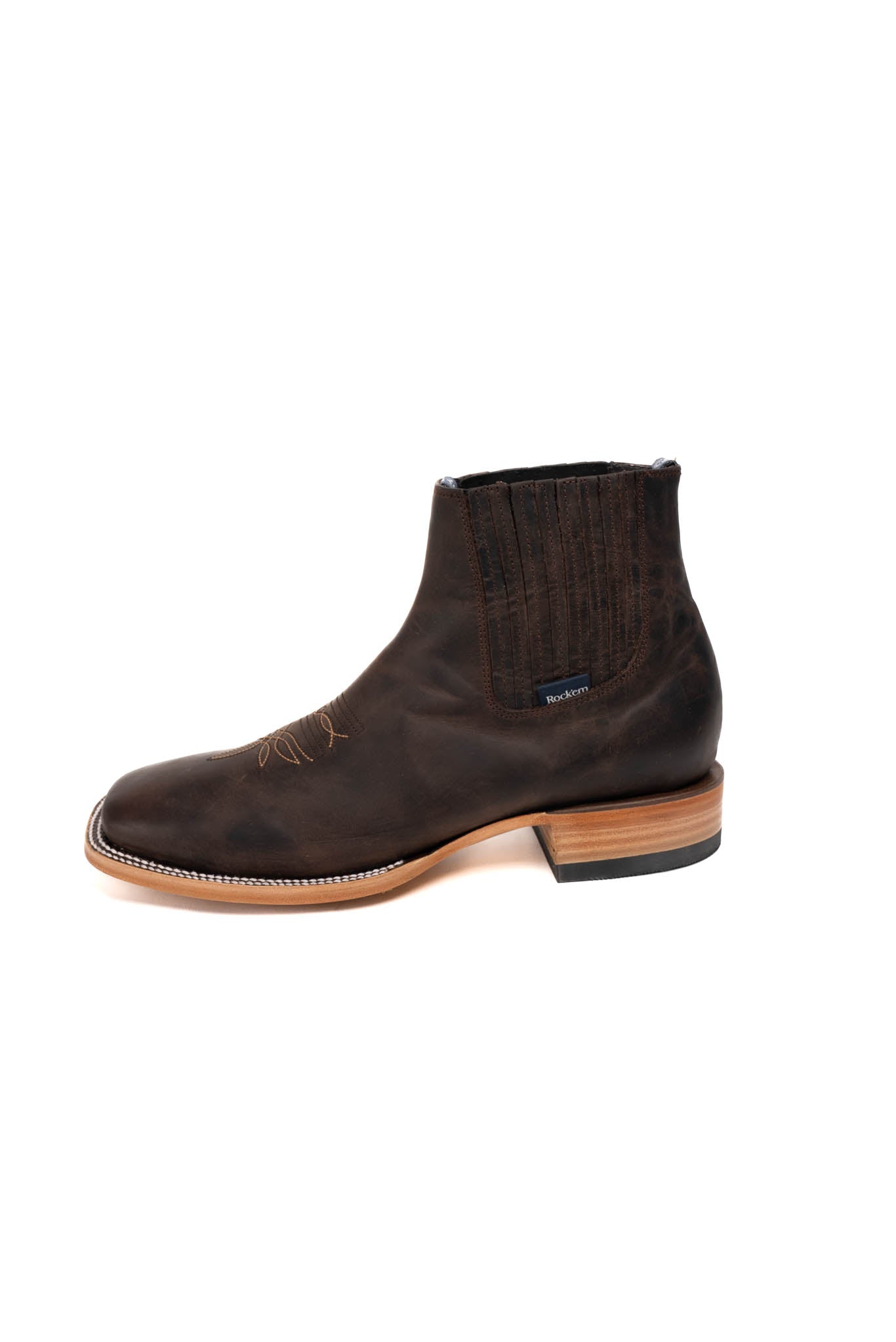 Senegal Ebano Men Square Toe Ankle Boot