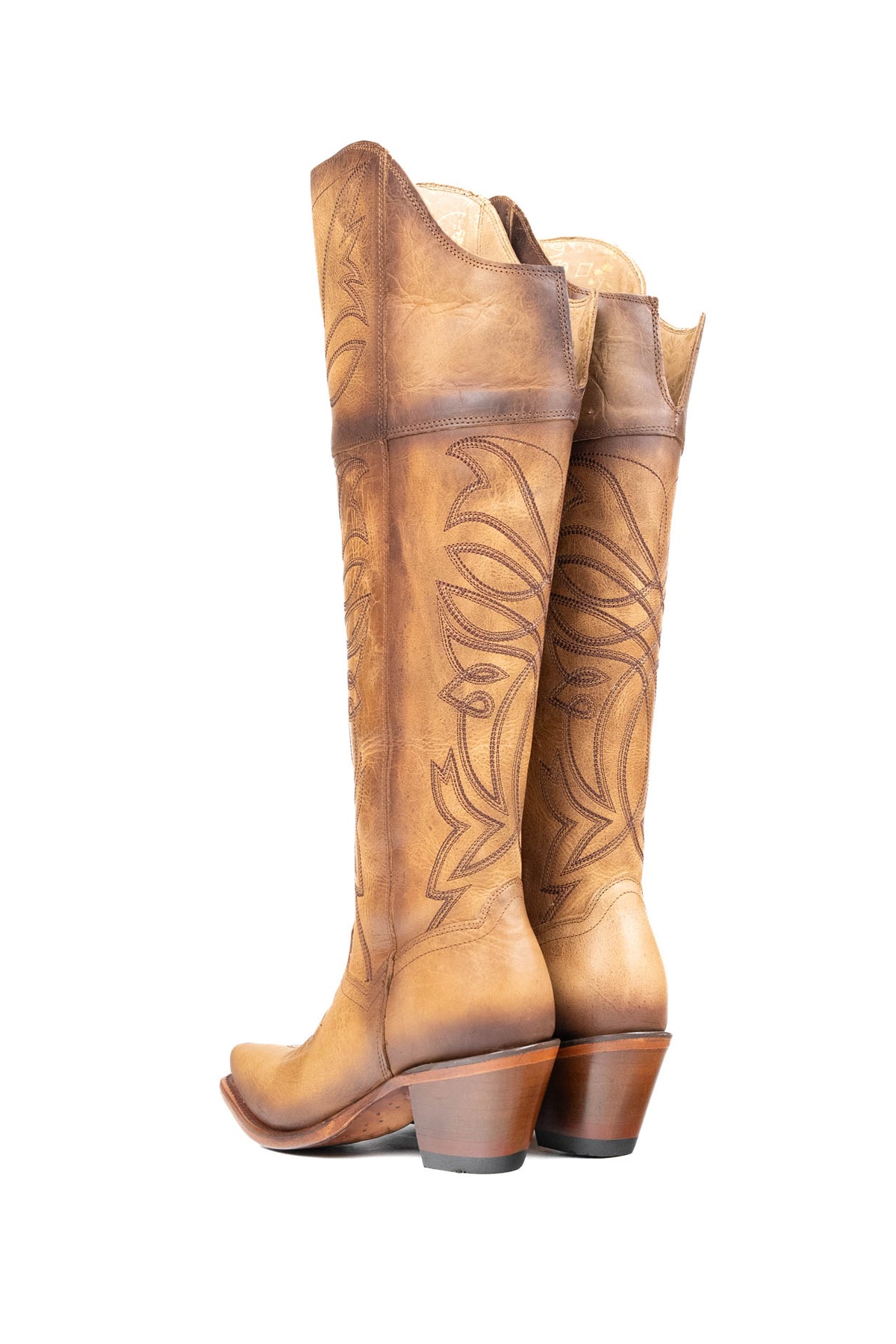 Myriam Knee High Snip Toe Cowgirl Boot