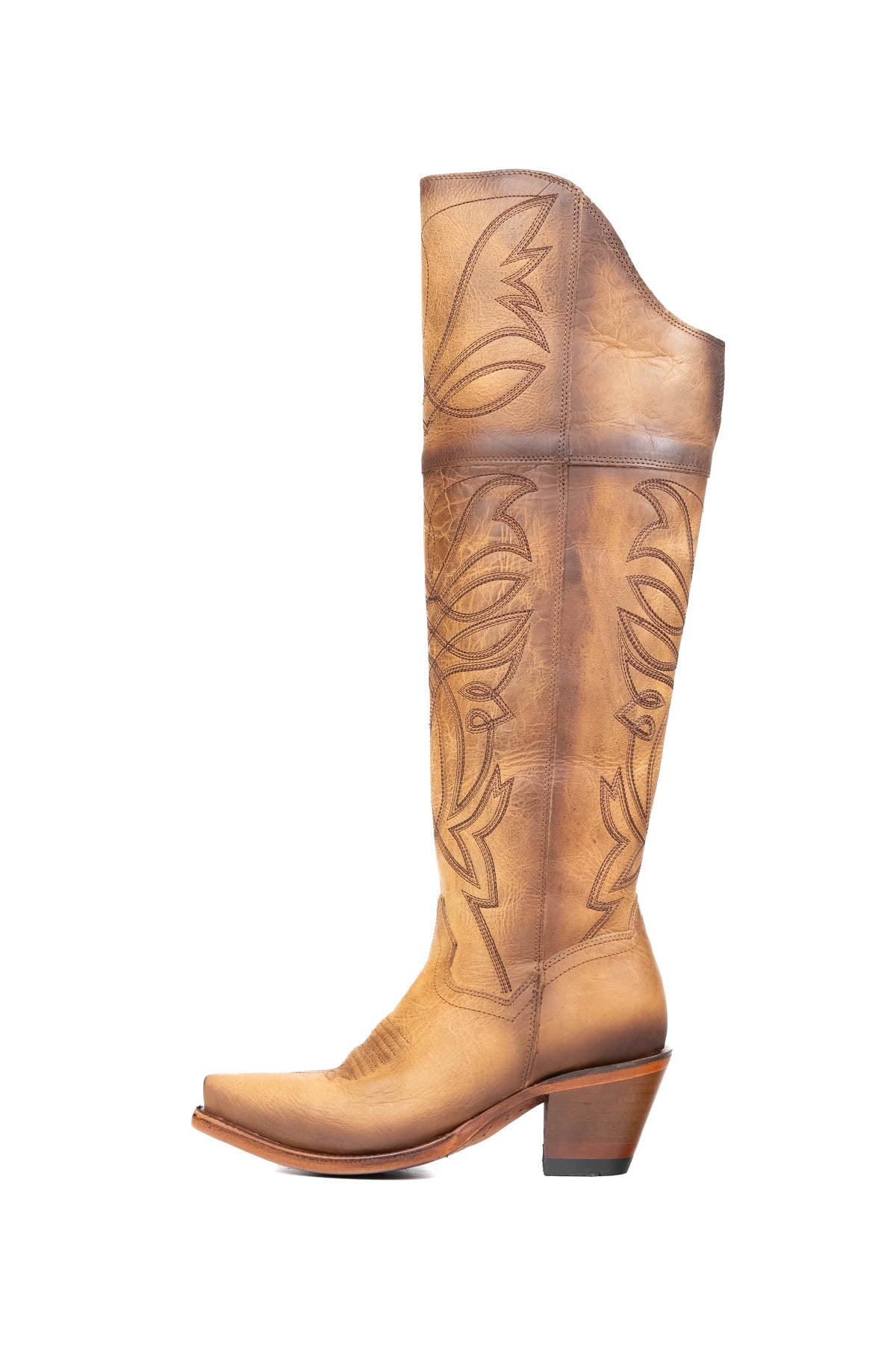 Myriam Knee High Snip Toe Cowgirl Boot