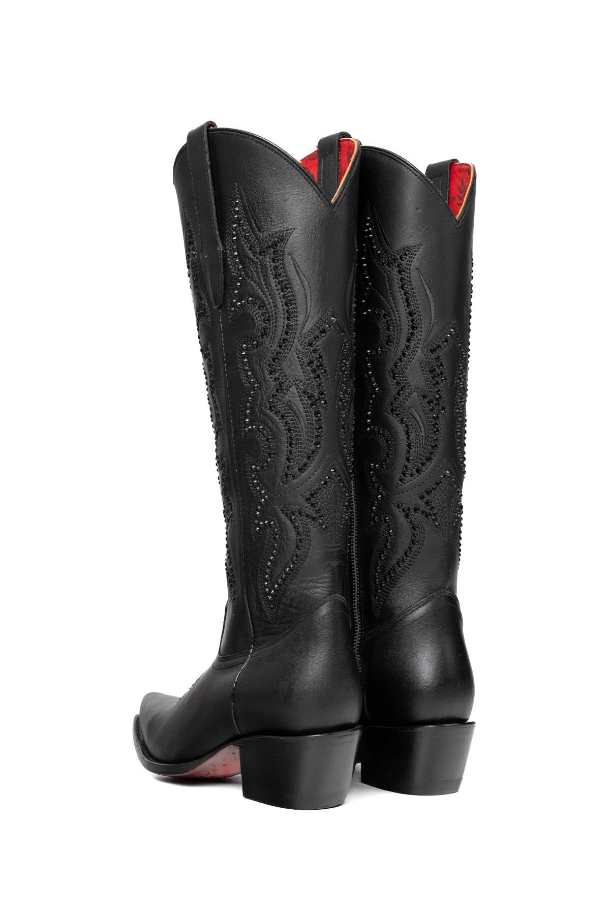 Marbella Tall Red Bottom Snip Toe Cowgirl Boot