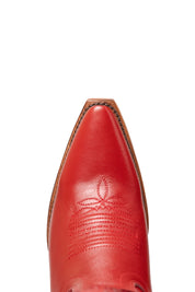 Marbella Tall Red Bottom Snip Toe Cowgirl Boot
