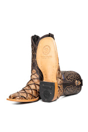 Bruce Big Bass Pirarucu Square Toe Cowboy Boot