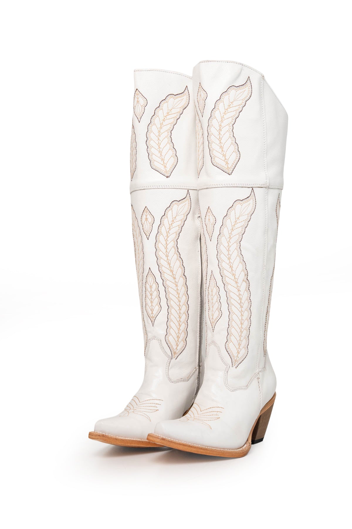Angel Knee High Snip Toe Cowgirl Boot