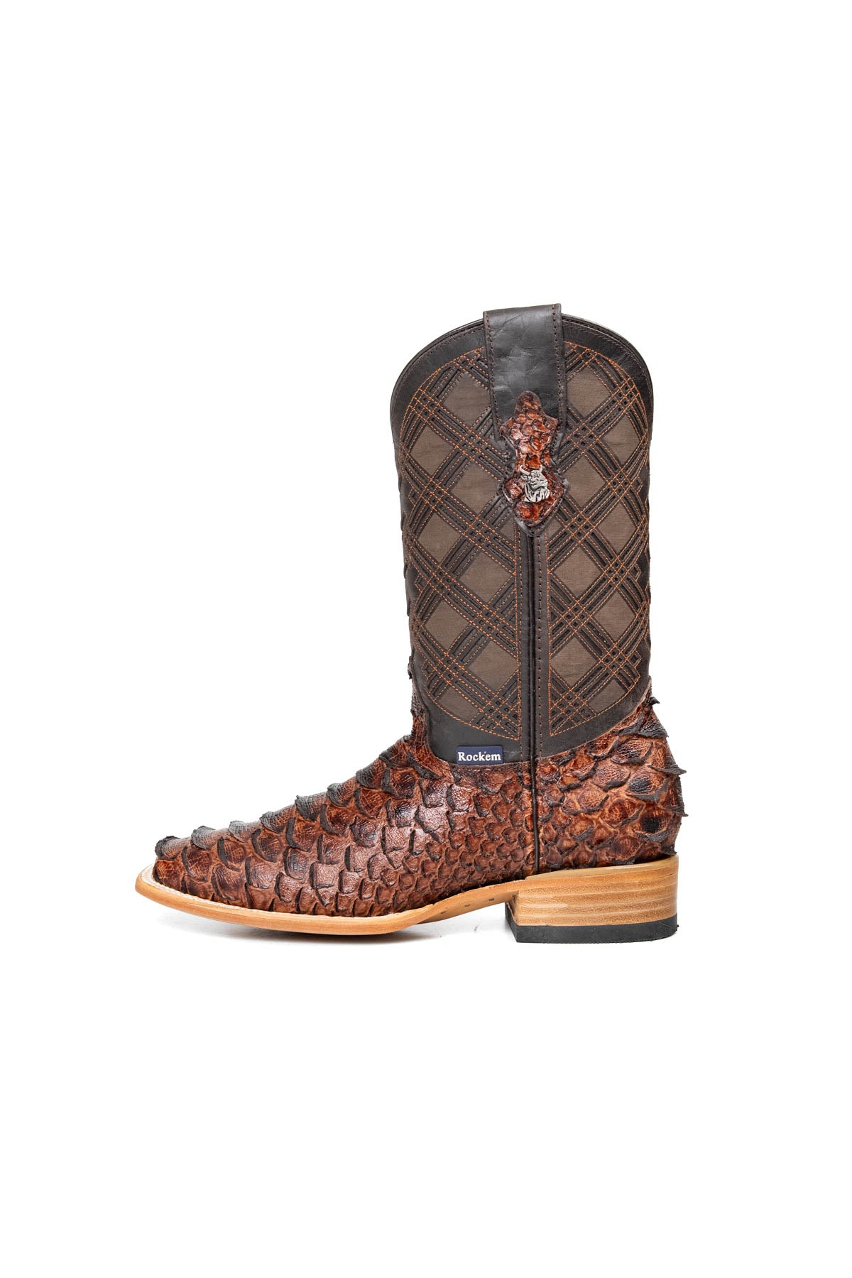Bradley Python Square Toe Cowboy Boot