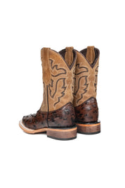 Little Bruce Ostrich Cowboy Boot