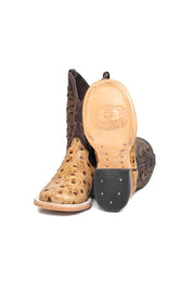 Little Bruce Ostrich Cowboy Boot