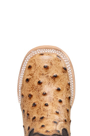 Little Bruce Ostrich Cowboy Boot