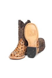 Little Bruce Caiman Hornback Kids Boot