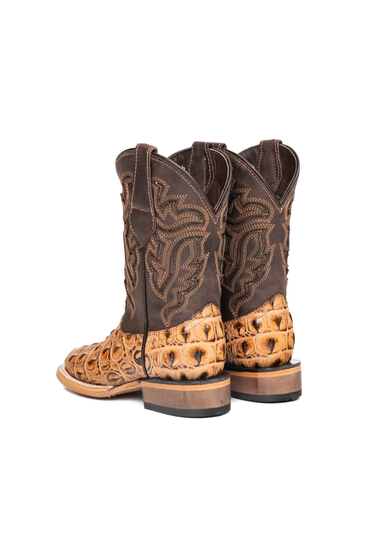Little Bruce Caiman Hornback Kids Boot