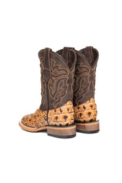 Little Bruce Caiman Hornback Kids Boot