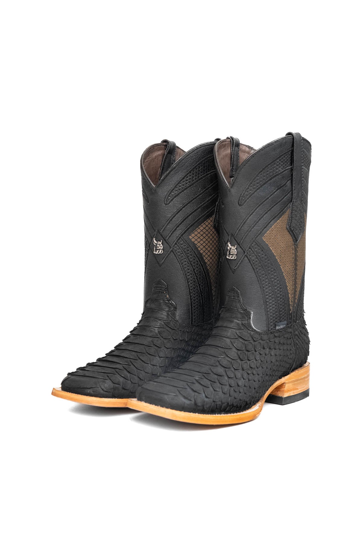 Monroe Giant Python Square Toe Cowboy Boot