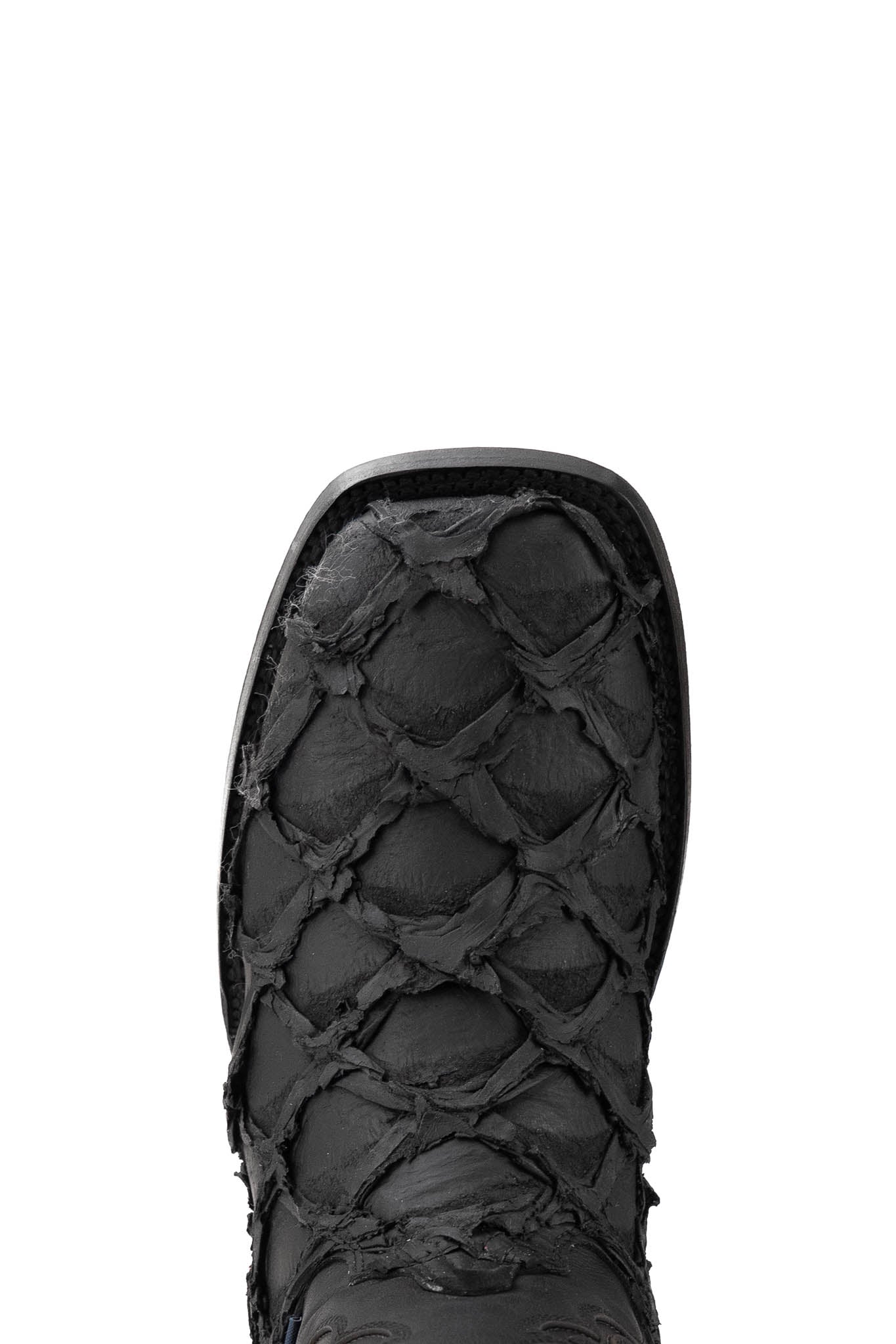 Bruce Shelby Pirarucu Red Bottom Square Toe Cowboy Boot