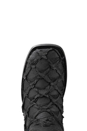 Bruce Shelby Pirarucu Red Bottom Square Toe Cowboy Boot