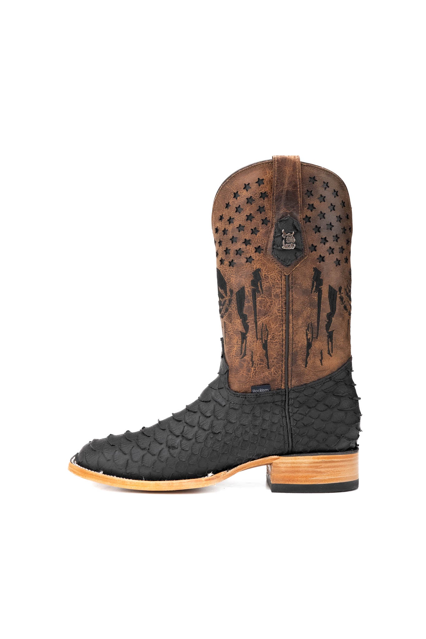 Blaze Python Matte Square Toe Cowboy Boot